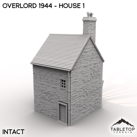 Tabletop Terrain Terrain Overlord 1944 - House 1