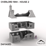 Tabletop Terrain Terrain Overlord 1944 - House 2