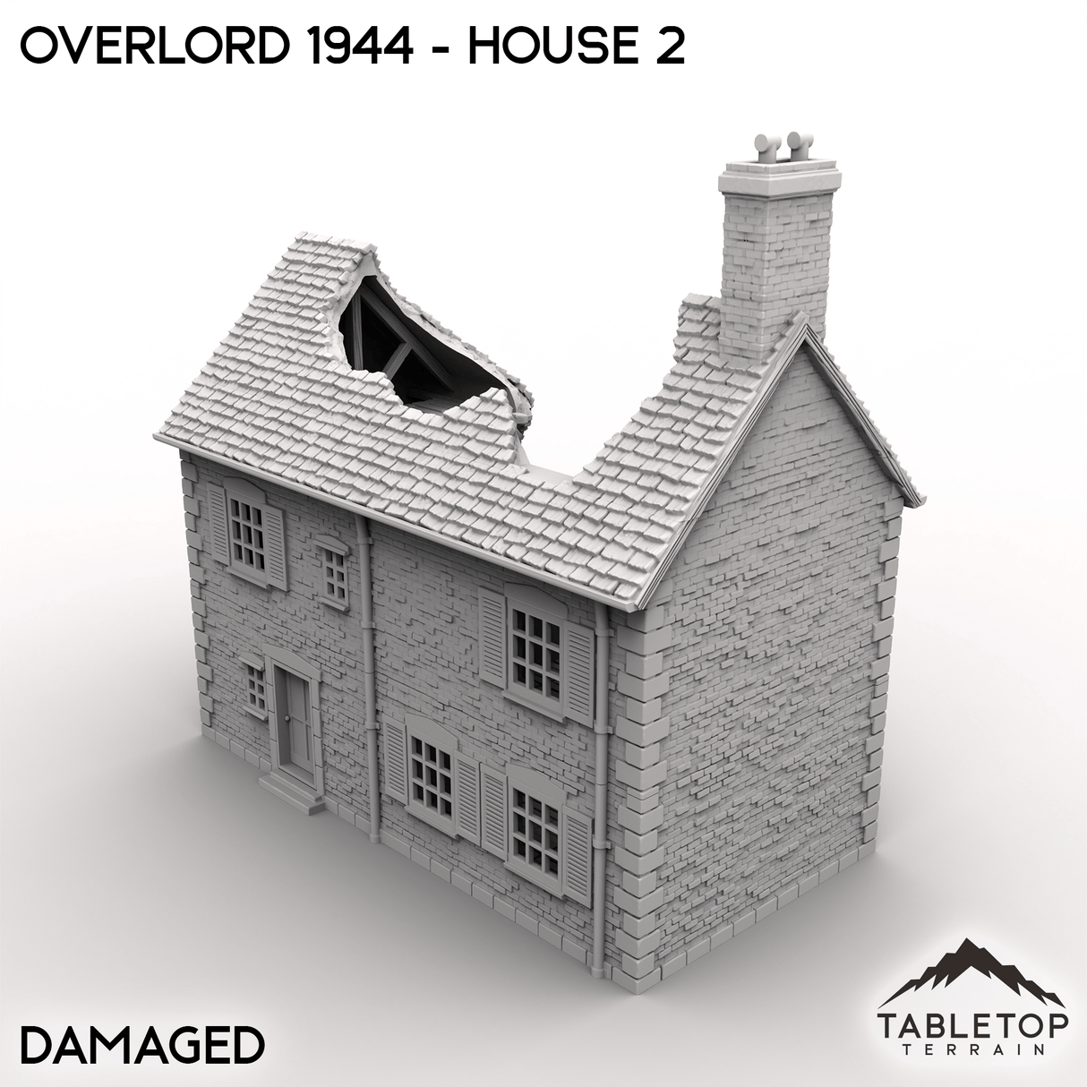 Tabletop Terrain Terrain Overlord 1944 - House 2