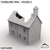 Tabletop Terrain Terrain Overlord 1944 - House 2
