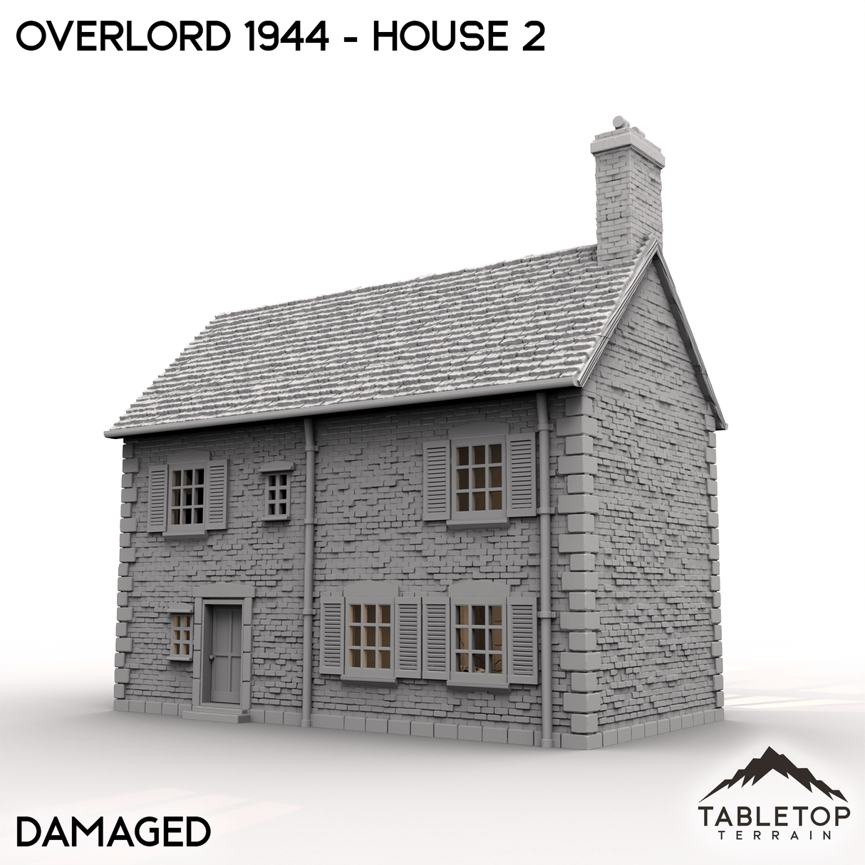 Tabletop Terrain Terrain Overlord 1944 - House 2