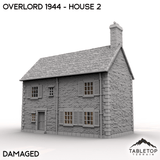 Tabletop Terrain Terrain Overlord 1944 - House 2