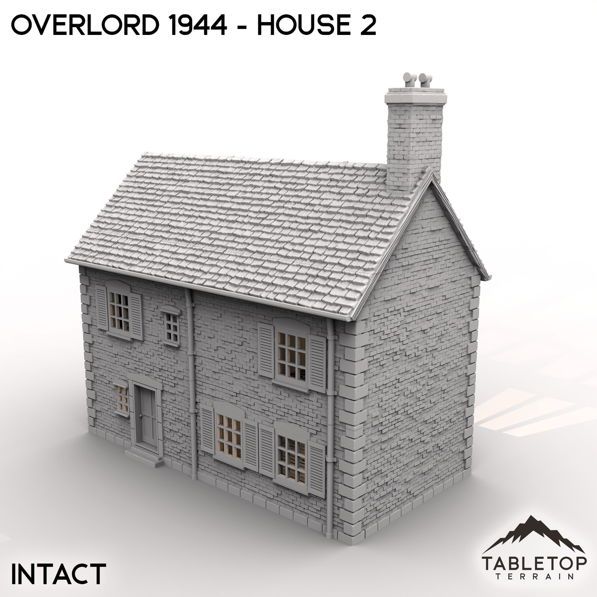 Tabletop Terrain Terrain Overlord 1944 - House 2