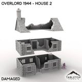 Tabletop Terrain Terrain Overlord 1944 - House 2