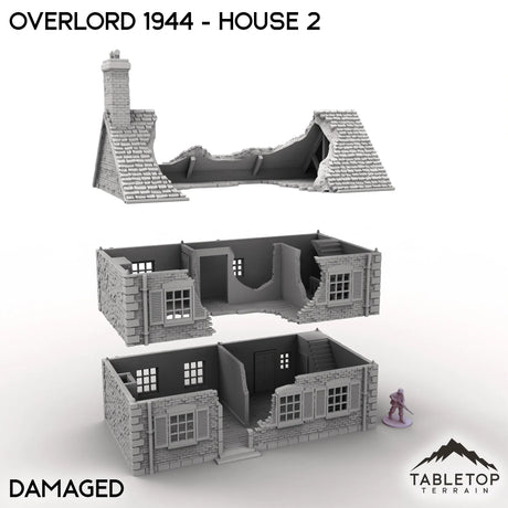 Tabletop Terrain Terrain Overlord 1944 - House 2