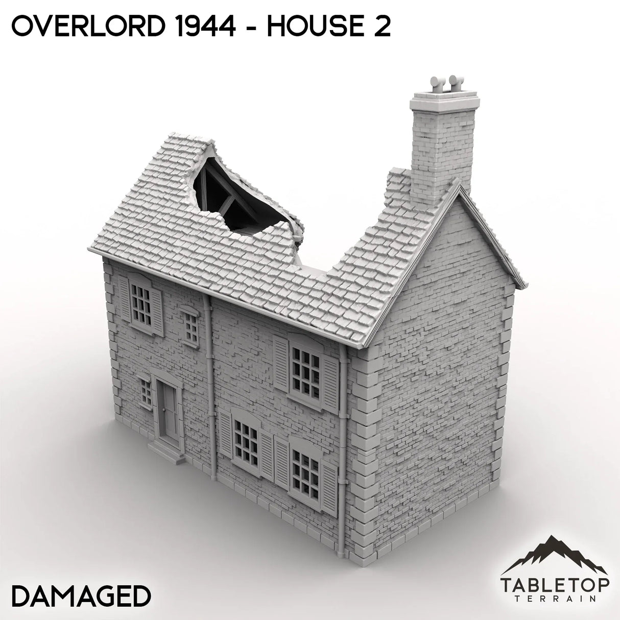Tabletop Terrain Terrain Overlord 1944 - House 2