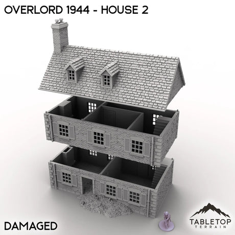 Tabletop Terrain Terrain Overlord 1944 - House 2