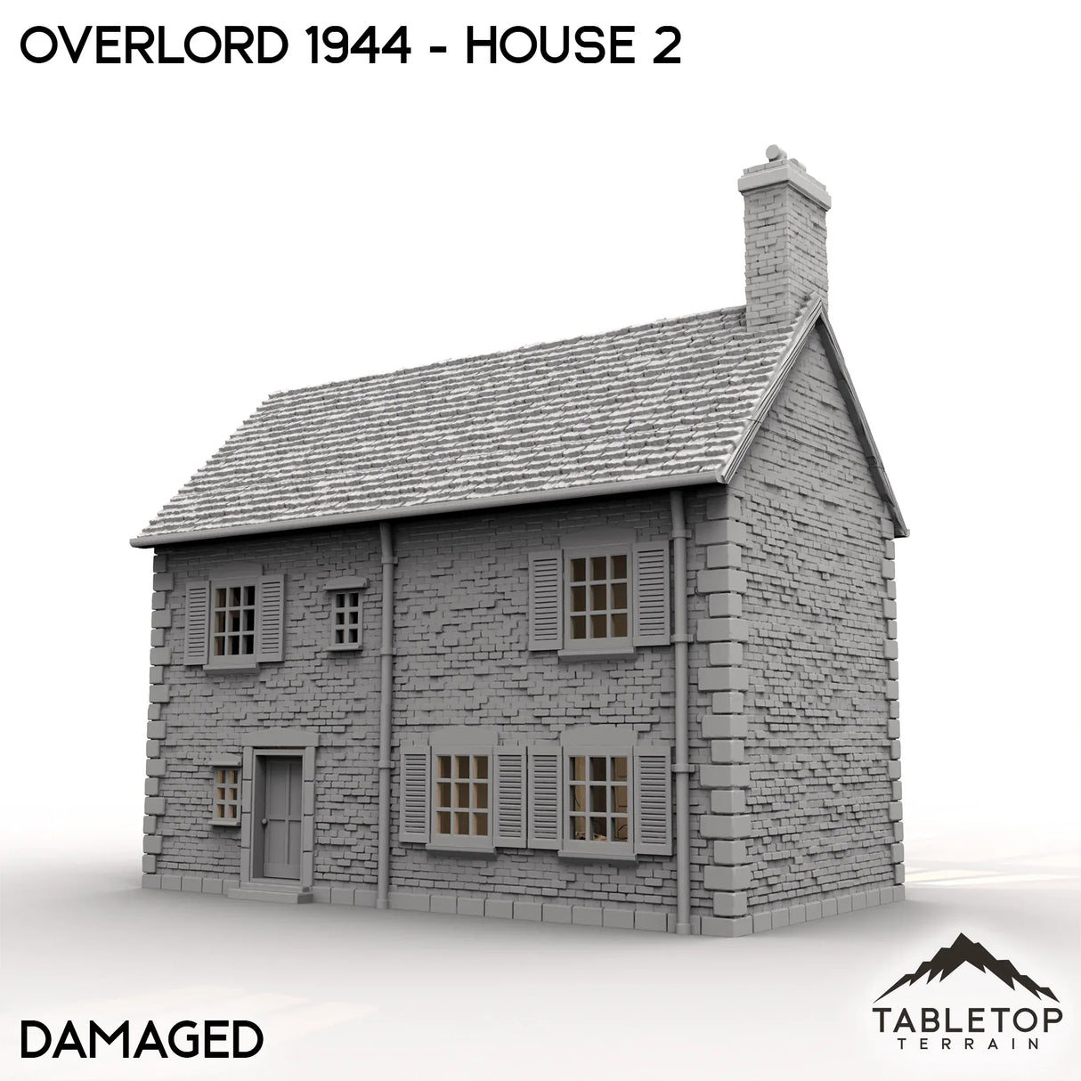 Tabletop Terrain Terrain Overlord 1944 - House 2