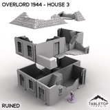 Tabletop Terrain Terrain Overlord 1944 - House 3
