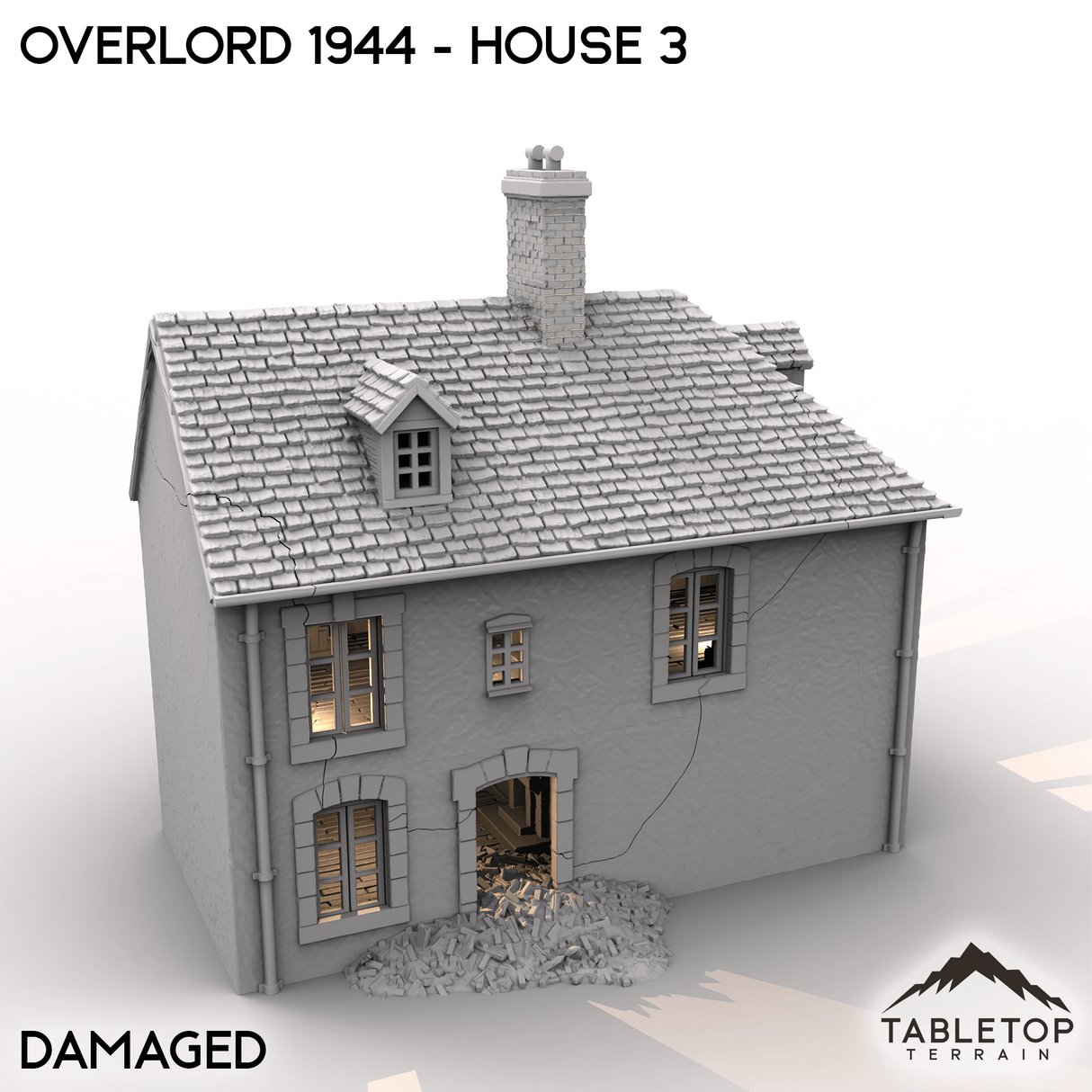 Tabletop Terrain Terrain Overlord 1944 - House 3