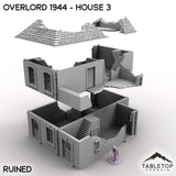 Tabletop Terrain Terrain Overlord 1944 - House 3