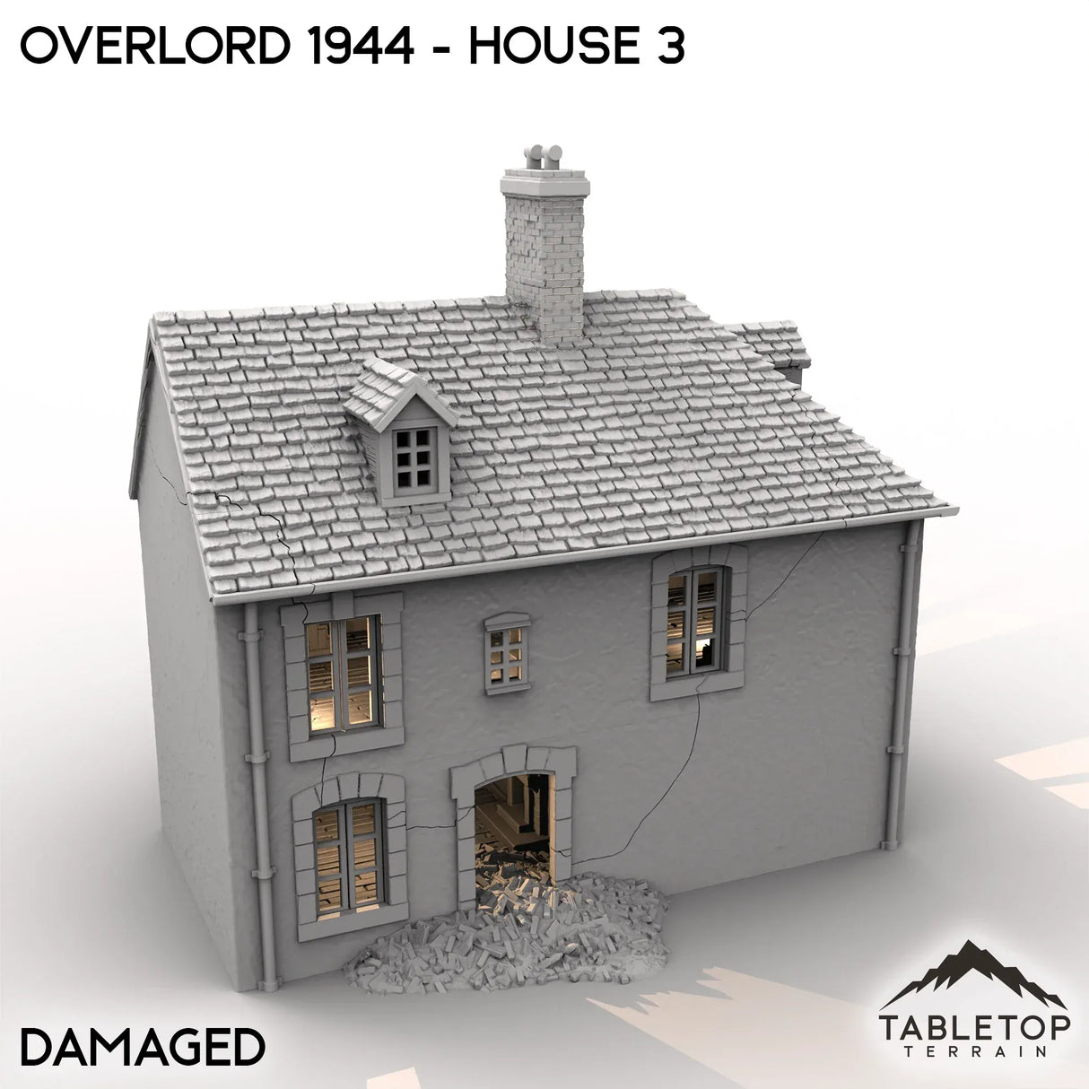 Tabletop Terrain Terrain Overlord 1944 - House 3