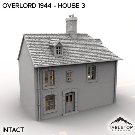 Tabletop Terrain Terrain Overlord 1944 - House 3