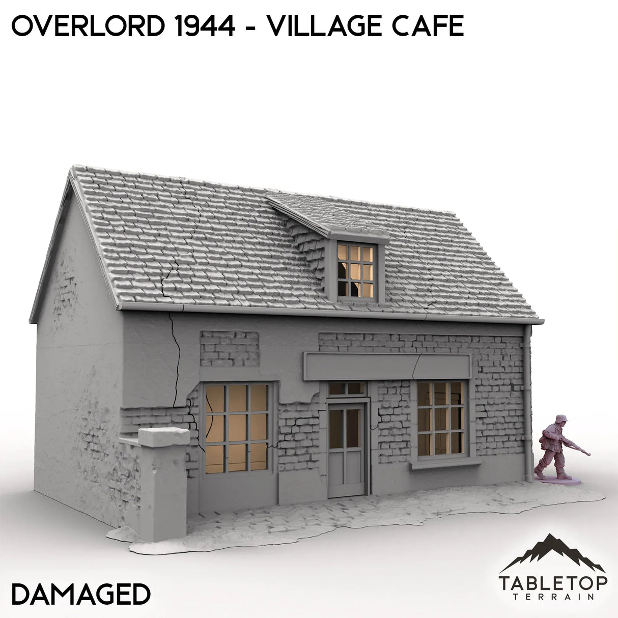Tabletop Terrain Terrain Overlord 1944 - Village Cafe