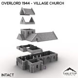 Tabletop Terrain Terrain Overlord 1944 - Village Church