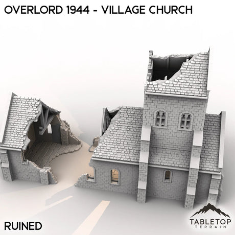 Tabletop Terrain Terrain Overlord 1944 - Village Church