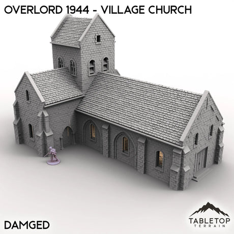 Tabletop Terrain Terrain Overlord 1944 - Village Church