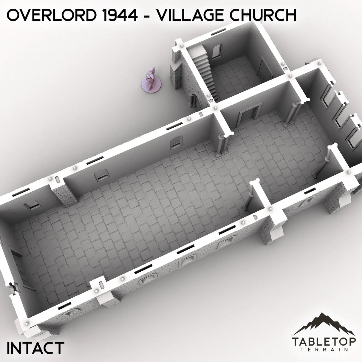 Tabletop Terrain Terrain Overlord 1944 - Village Church