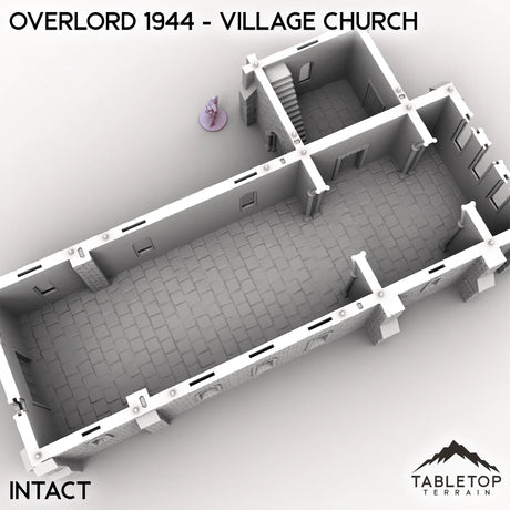 Tabletop Terrain Terrain Overlord 1944 - Village Church