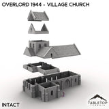 Tabletop Terrain Terrain Overlord 1944 - Village Church