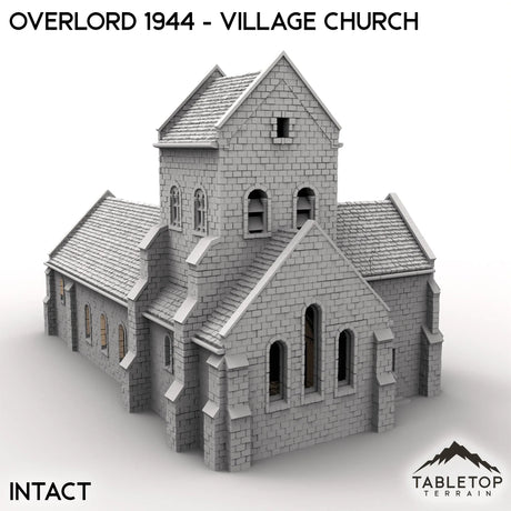 Tabletop Terrain Terrain Overlord 1944 - Village Church