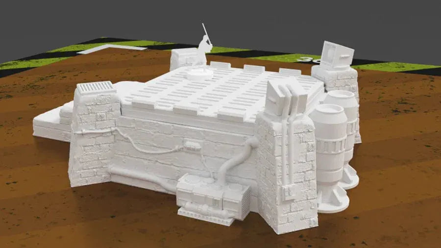 Tabletop Terrain Terrain Pilgrim City Landing Pad - Star Wars Legion Shatterpoint Terrain