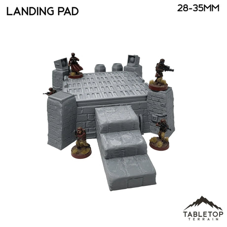 Tabletop Terrain Terrain Pilgrim City Landing Pad - Star Wars Legion Shatterpoint Terrain