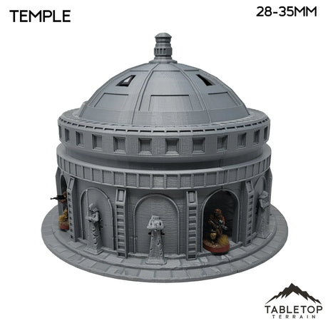 Tabletop Terrain Terrain Pilgrim City Temple - Star Wars Legion Shatterpoint Terrain