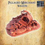 Tabletop Terrain Terrain Pillaged Merchant Wagon