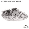 Tabletop Terrain Terrain Pillaged Merchant Wagon