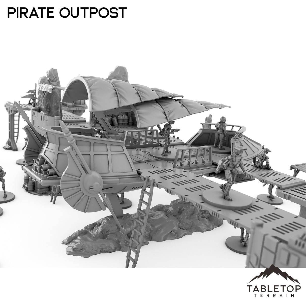 Tabletop Terrain Terrain Pirate Outpost