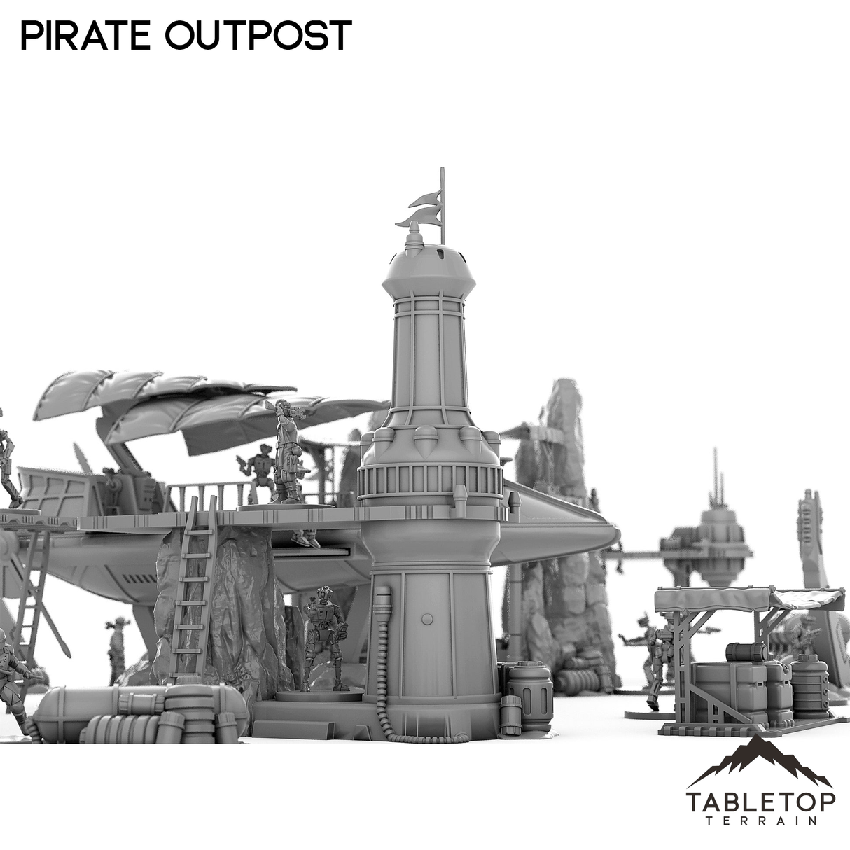 Tabletop Terrain Terrain Pirate Outpost