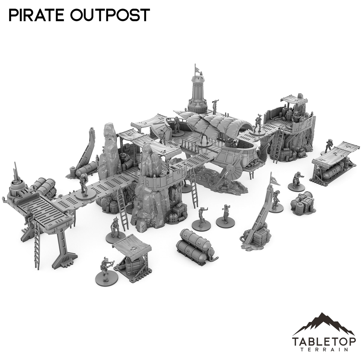 Tabletop Terrain Terrain Pirate Outpost