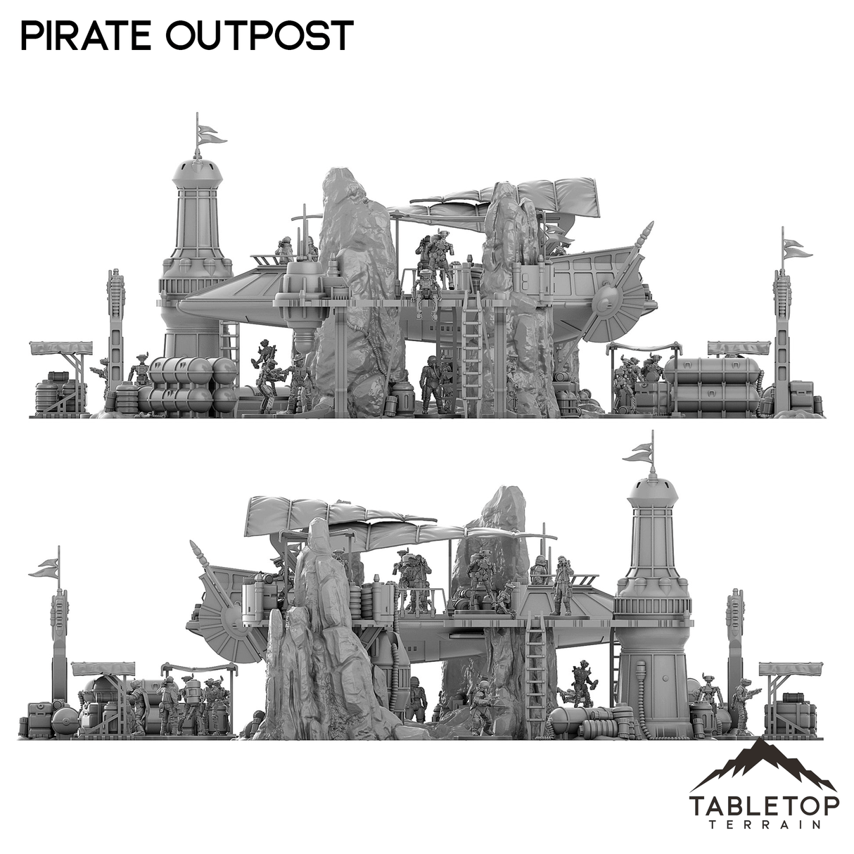 Tabletop Terrain Terrain Pirate Outpost