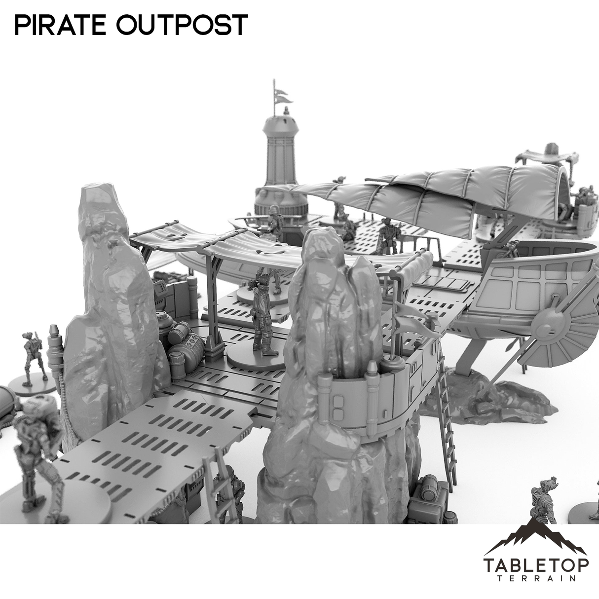 Tabletop Terrain Terrain Pirate Outpost