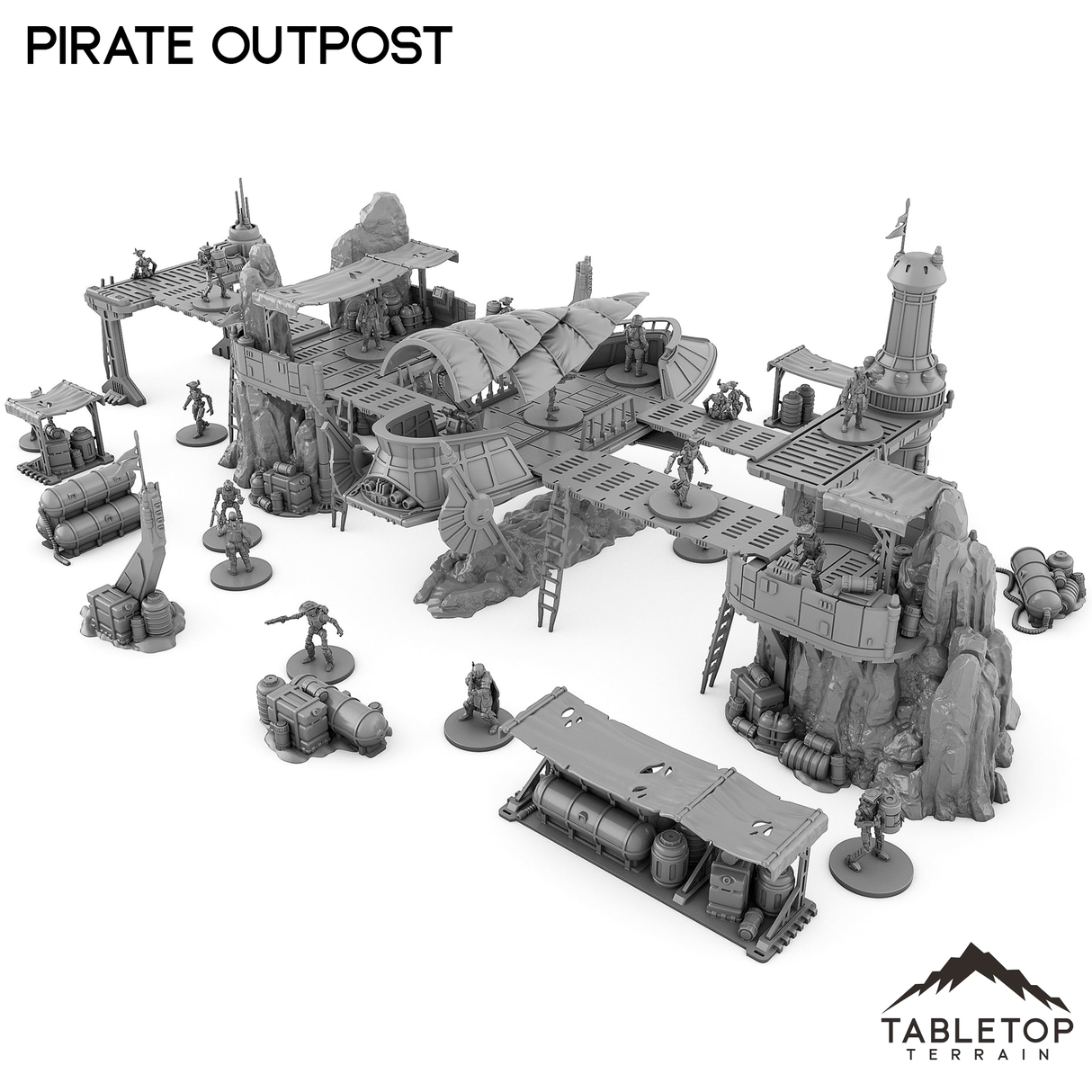 Tabletop Terrain Terrain Pirate Outpost