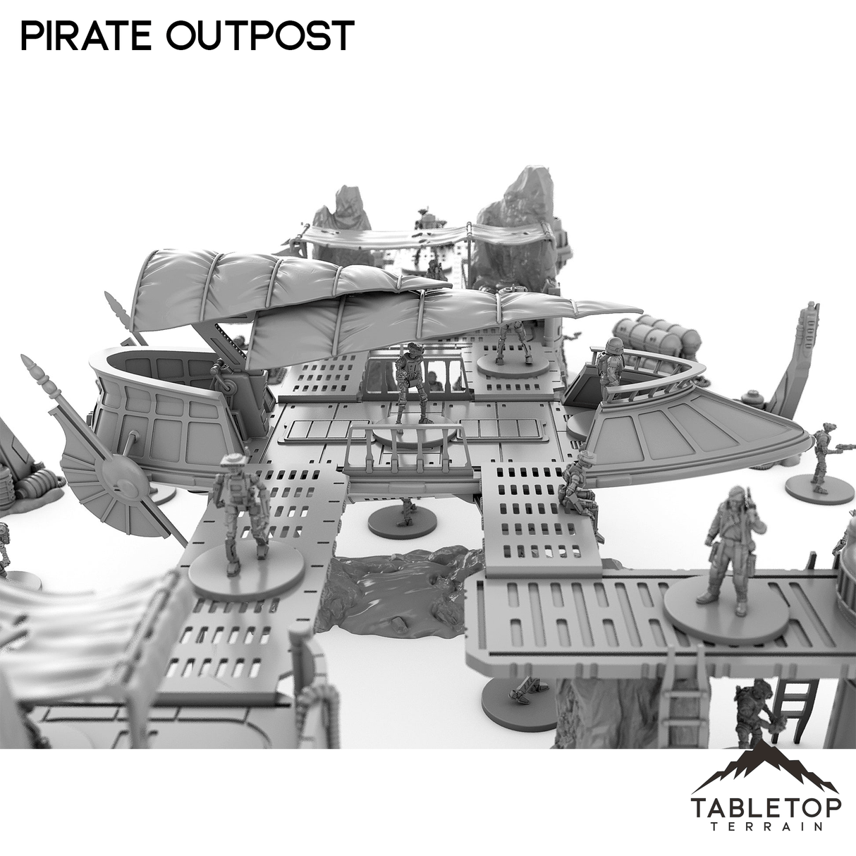 Tabletop Terrain Terrain Pirate Outpost