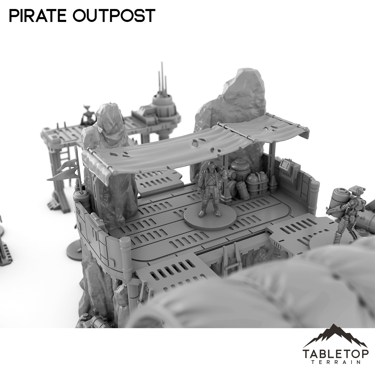 Tabletop Terrain Terrain Pirate Outpost