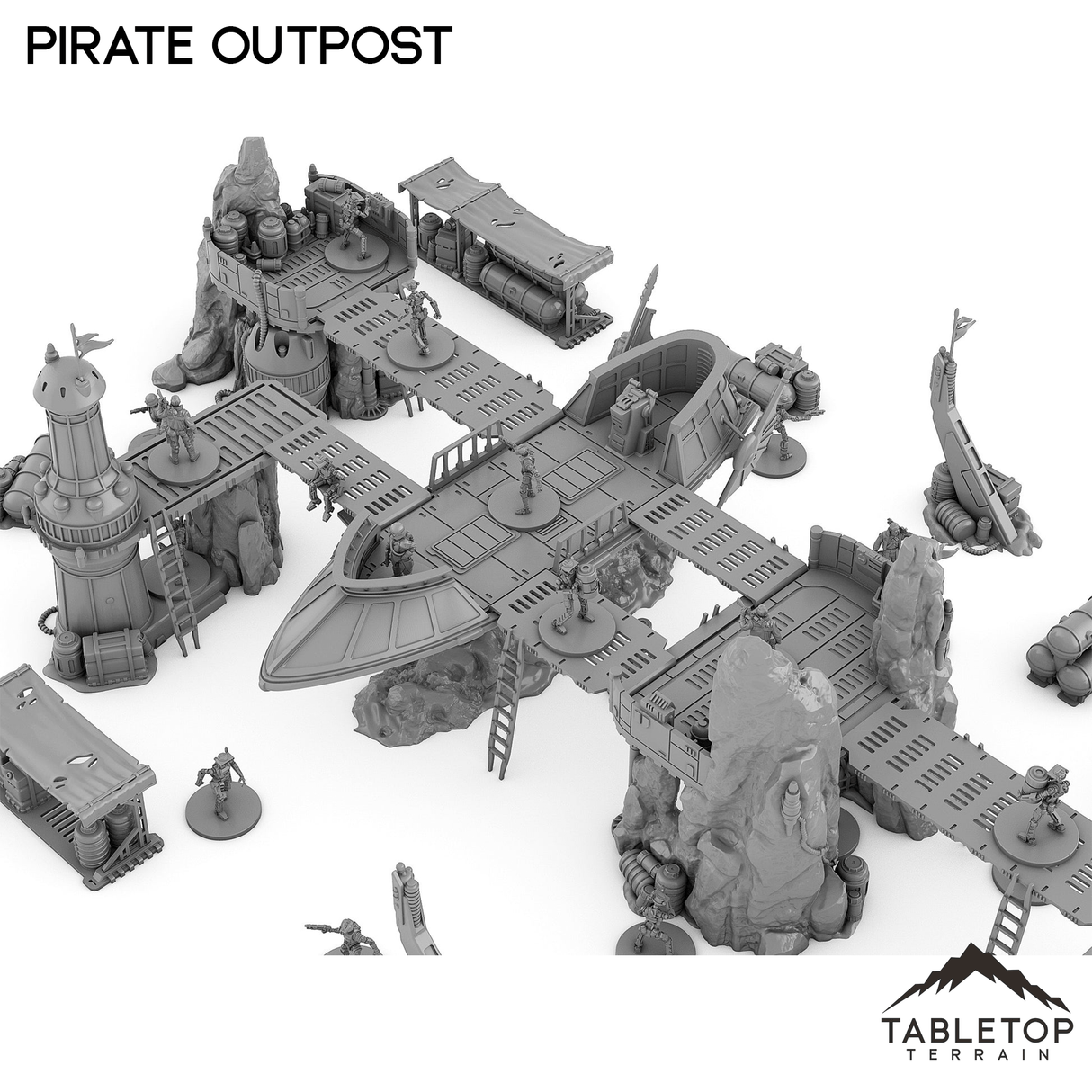 Tabletop Terrain Terrain Pirate Outpost