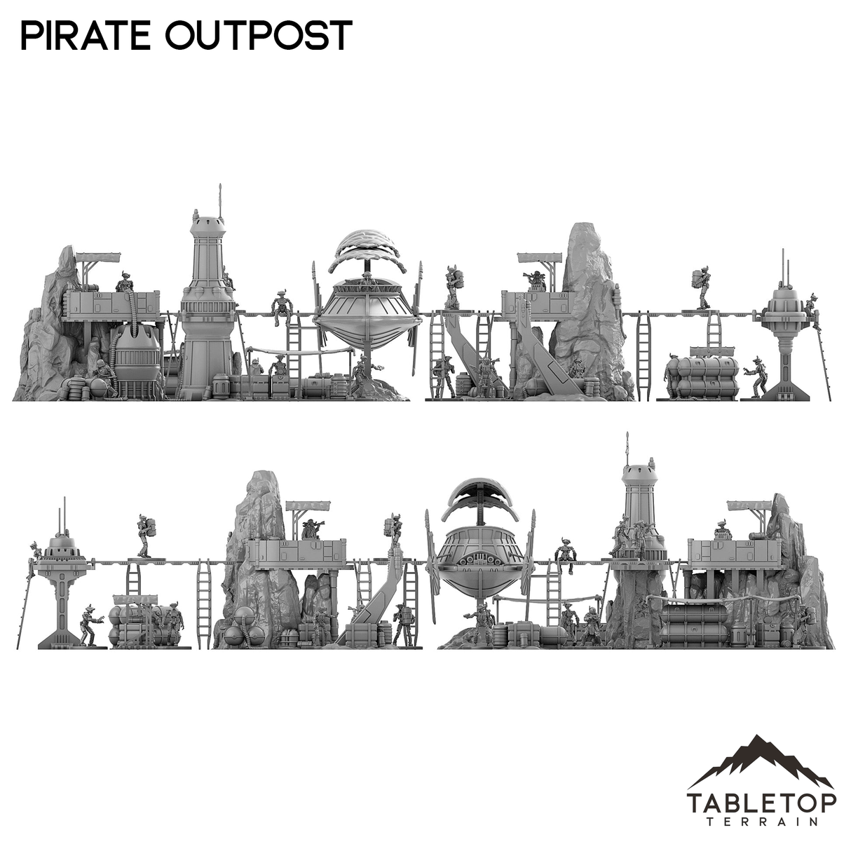 Tabletop Terrain Terrain Pirate Outpost