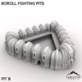Tabletop Terrain Terrain Pit B / 28/32mm Boroll Fighting Pits