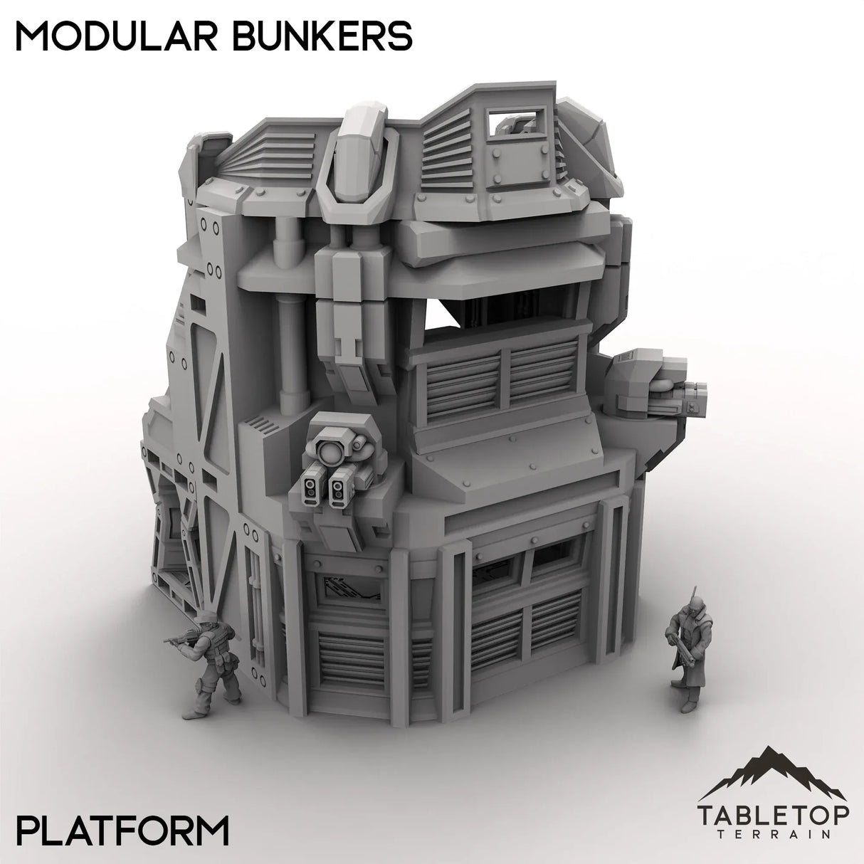 Tabletop Terrain Terrain Platform Modular Bunkers