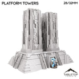 Tabletop Terrain Terrain Platform Towers - Karnac, The Tomb Planet
