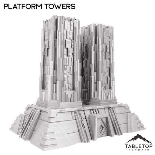 Tabletop Terrain Terrain Platform Towers - Karnac, The Tomb Planet