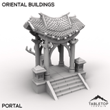 Tabletop Terrain Terrain Portal / 32mm Oriental Buildings