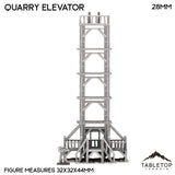 Tabletop Terrain Terrain Quarry Elevator - Country & King - Fantasy Historical Terrain