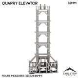 Tabletop Terrain Terrain Quarry Elevator - Country & King - Fantasy Historical Terrain