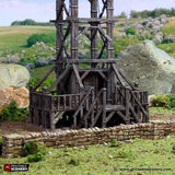 Tabletop Terrain Terrain Quarry Elevator - Country & King - Fantasy Historical Terrain