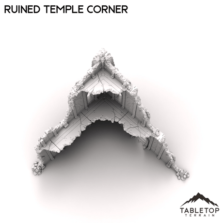 Tabletop Terrain Terrain R1 Ruined Temple Corner