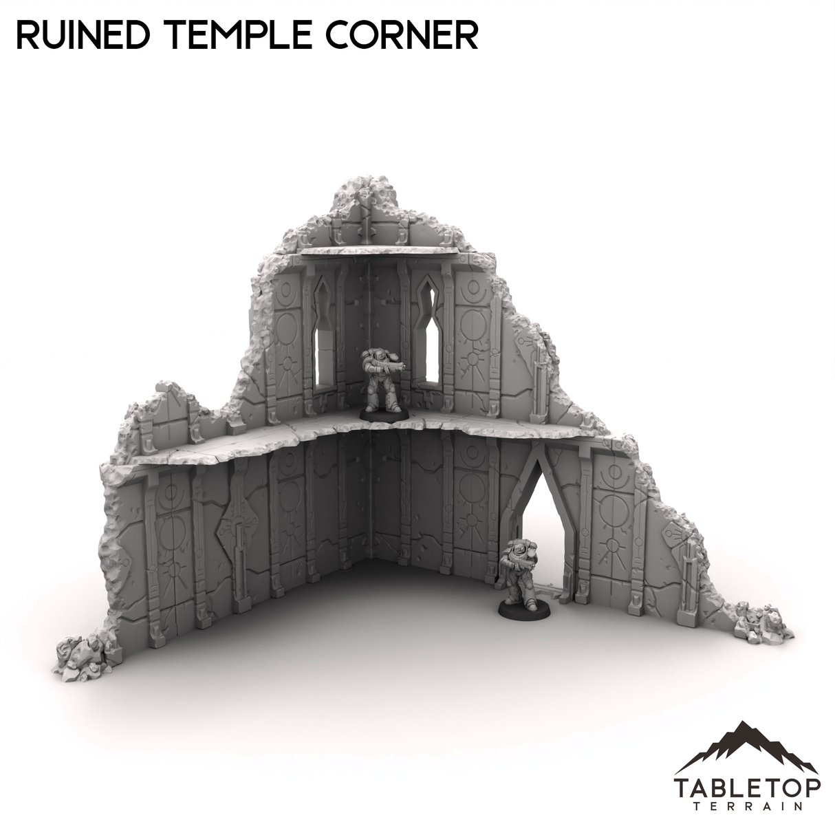 Tabletop Terrain Terrain R1 Ruined Temple Corner